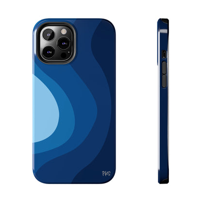 Waves of Blue Tough Phone Cases