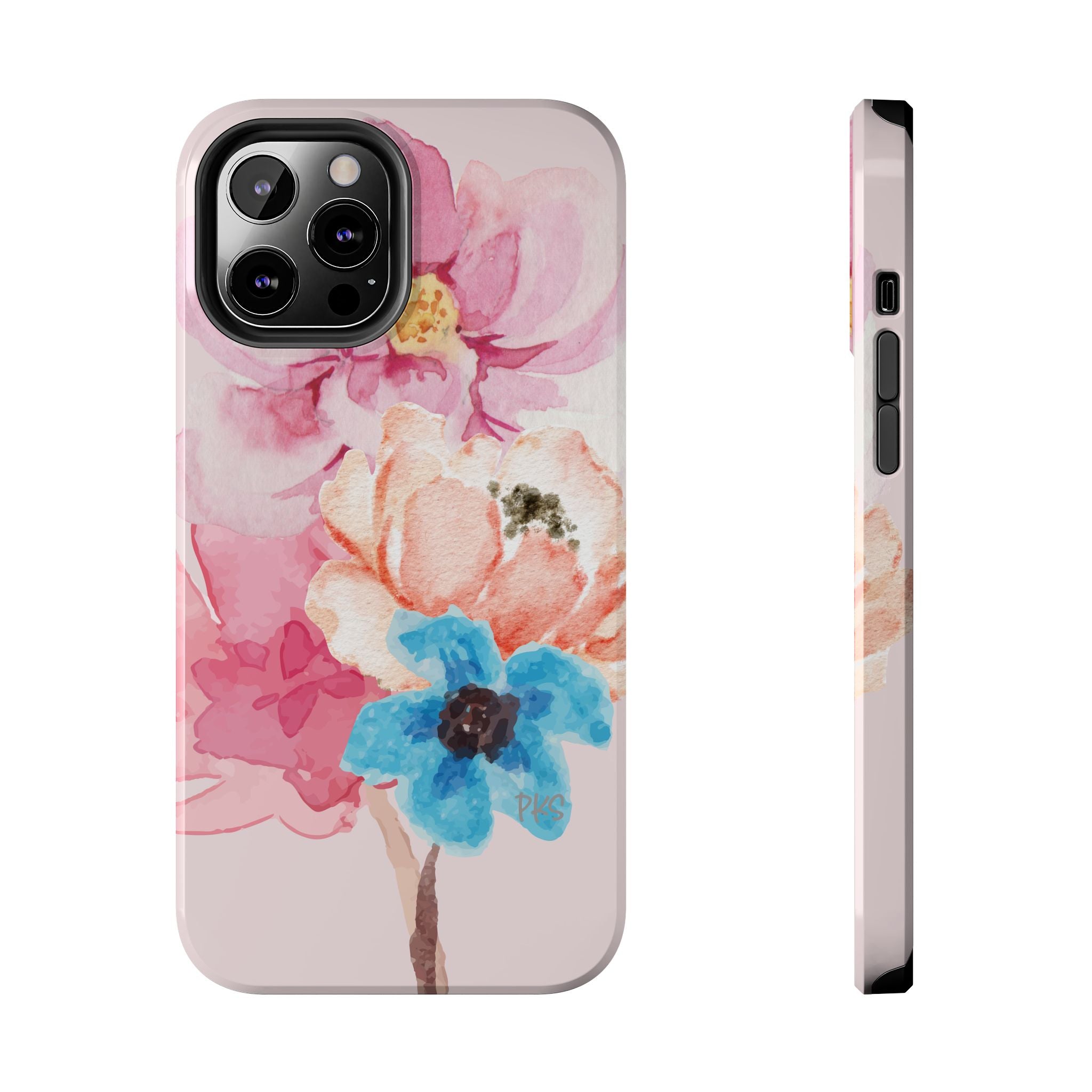 Peonies in Rose Tough Phone Cases