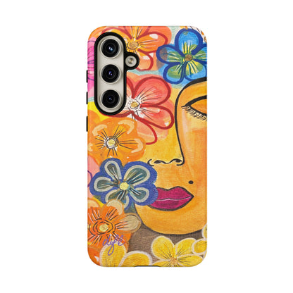 La Tour Collections Presents Allegrah - A Colorful Floral Tough Phone Case - The ULTIMATE Protection for your Phone