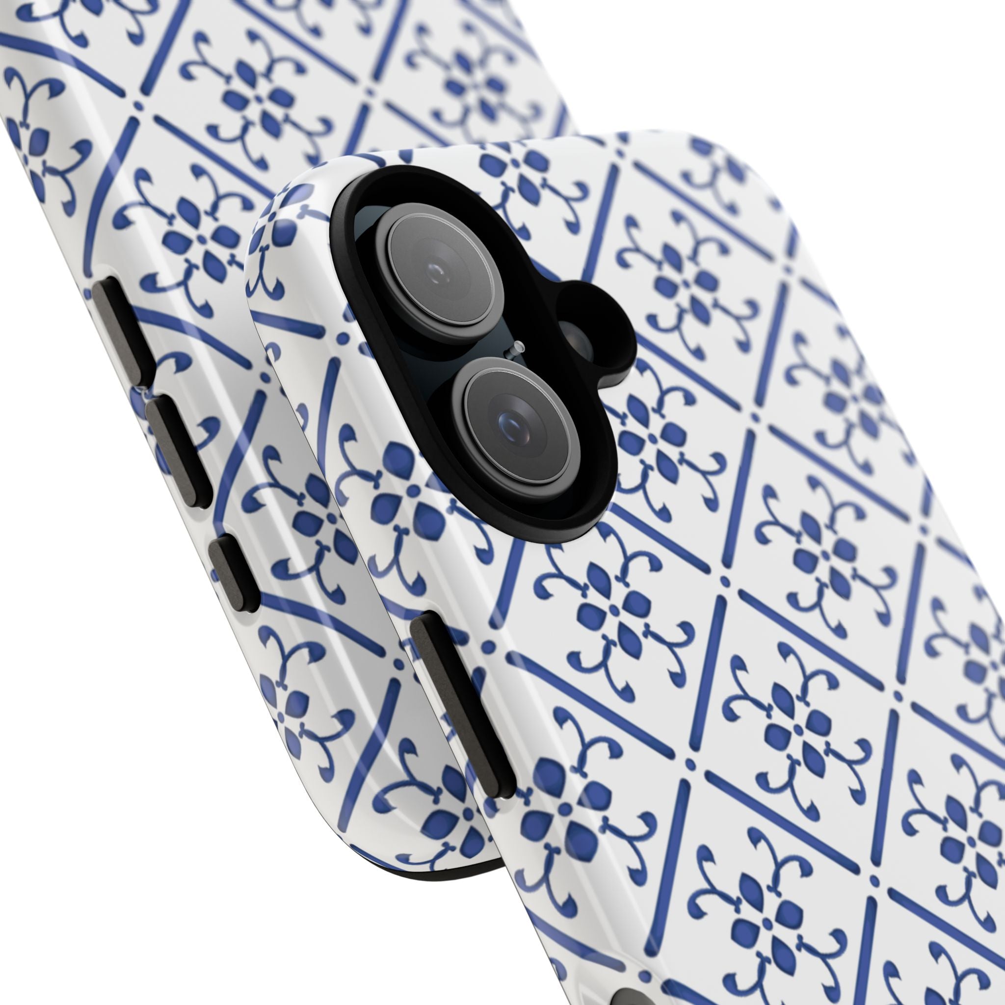 Mediterranean Blue Tile Tough Phone Case