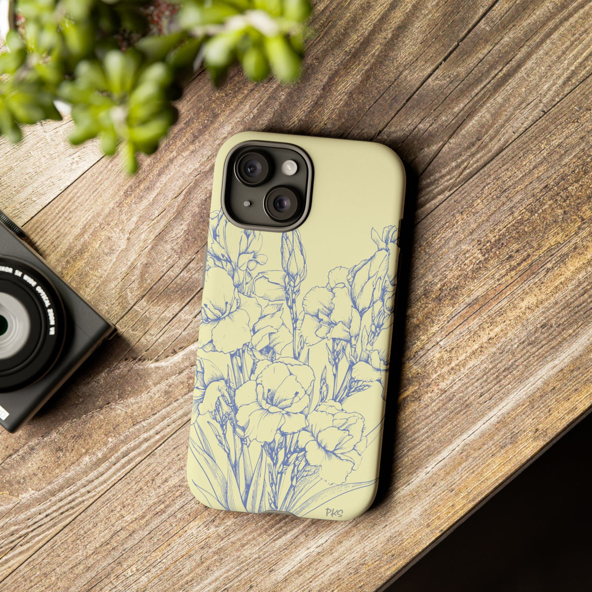 Garden in Blue Phone Case -  Tough Phone Case