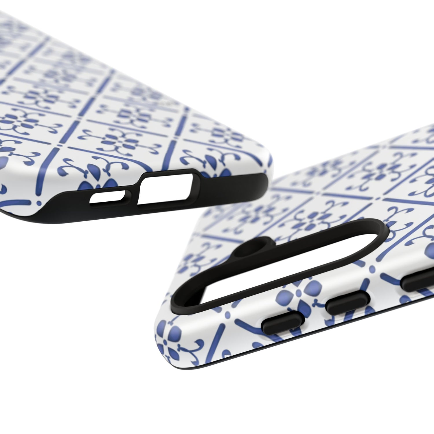 Mediterranean Blue Tile Tough Phone Case