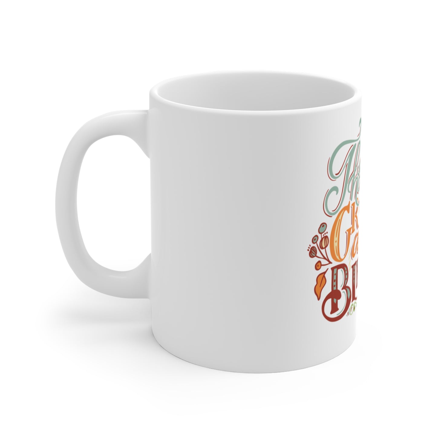 Thankful Grateful Blessed Cozy Mug