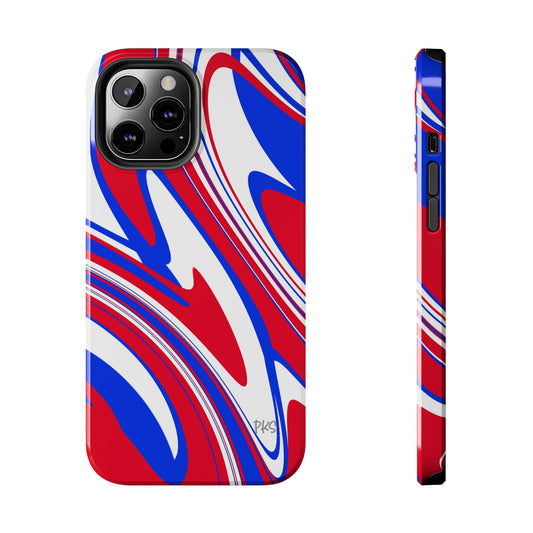 Patriotic Swirl Tough Phone Case