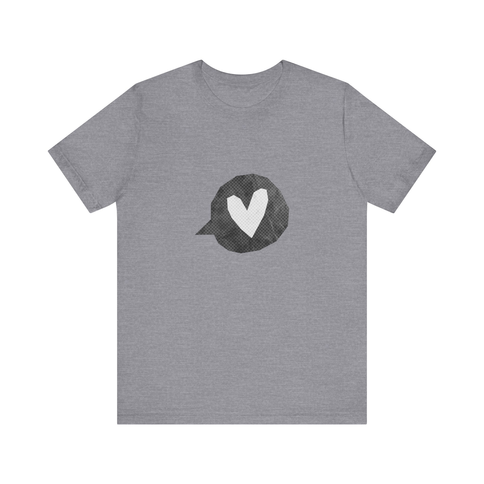 Heartfelt Words Unisex Tee - Love Celebration Shirt, Casual Wear, Gift for Friends, Pride Apparel, Everyday Comfort