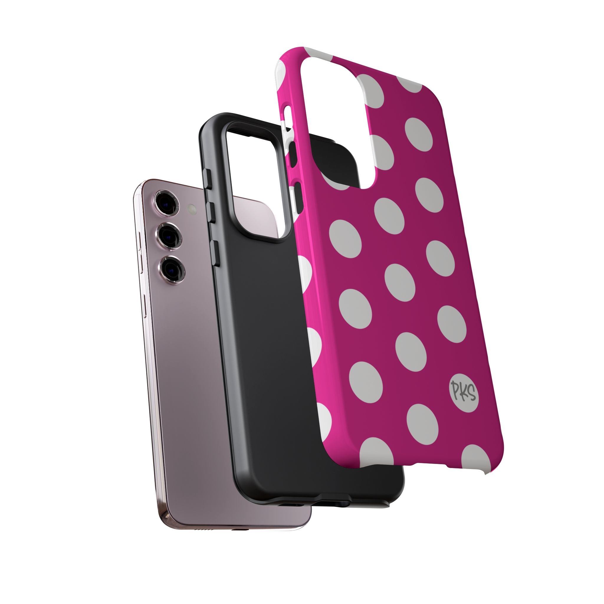 Pink Lemonade Dots – Cute Protective iPhone Cover