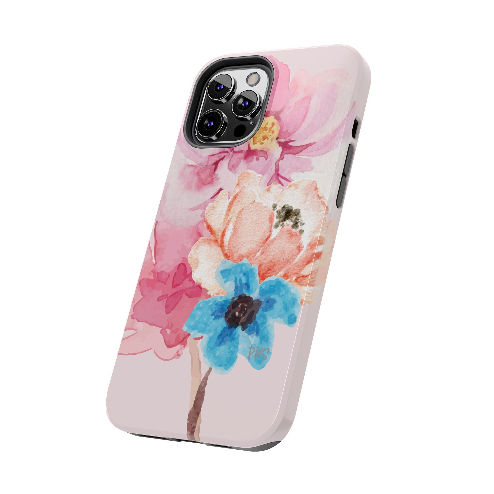 Peonies in Rose Tough Phone Cases