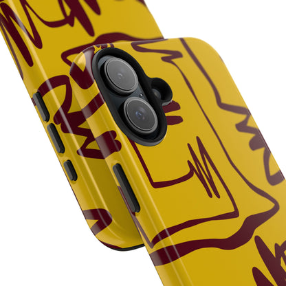 Unfiltered – Bold Scribble Art Protective Cover