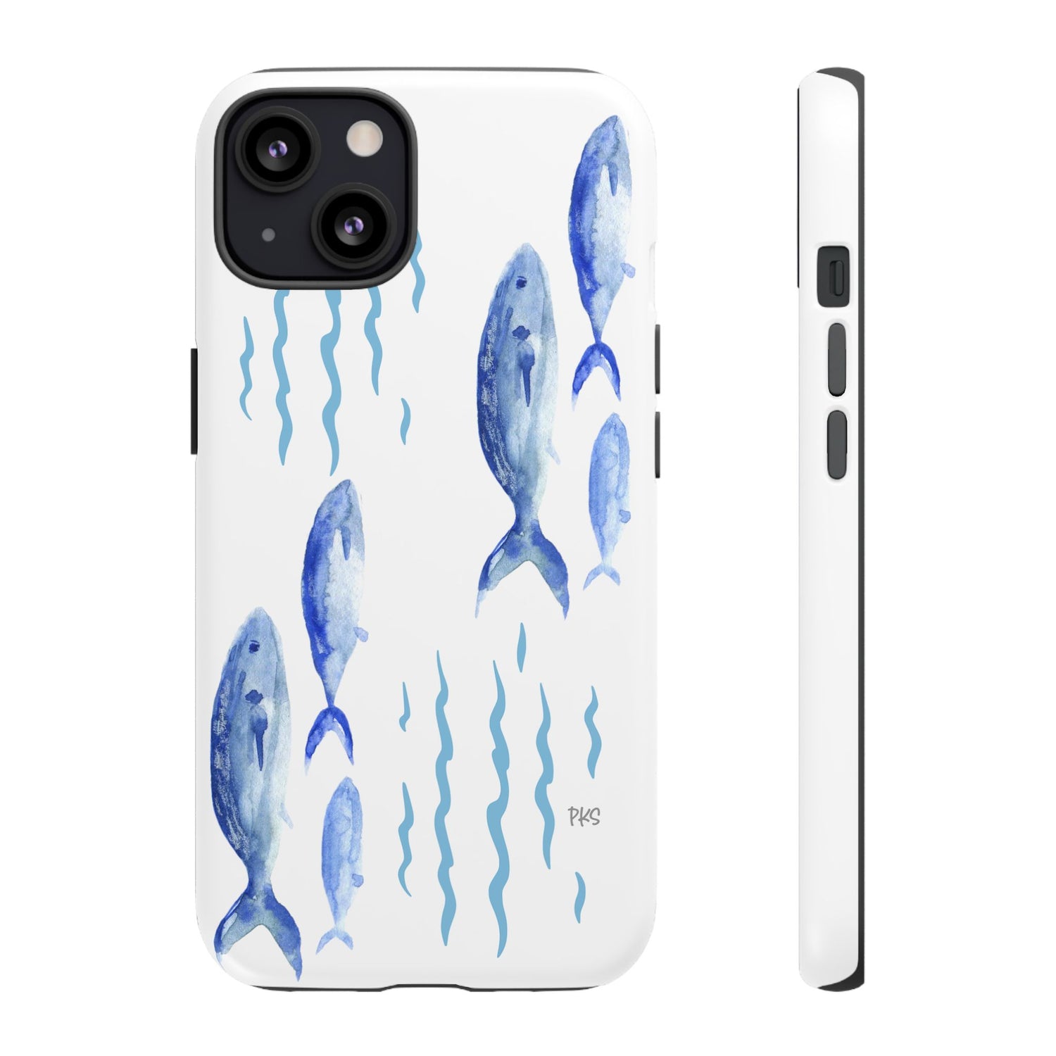 Watercolor Fish Phone Case full of Ocean Vibes Tough Phone Case