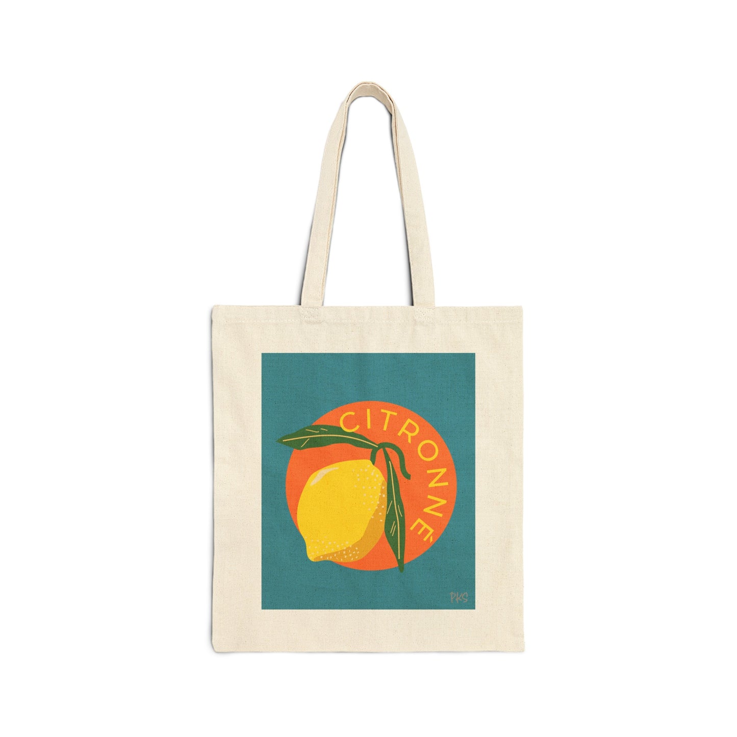 Citronné Cotton Canvas Tote Bag