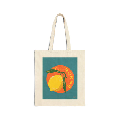 Citronné Cotton Canvas Tote Bag