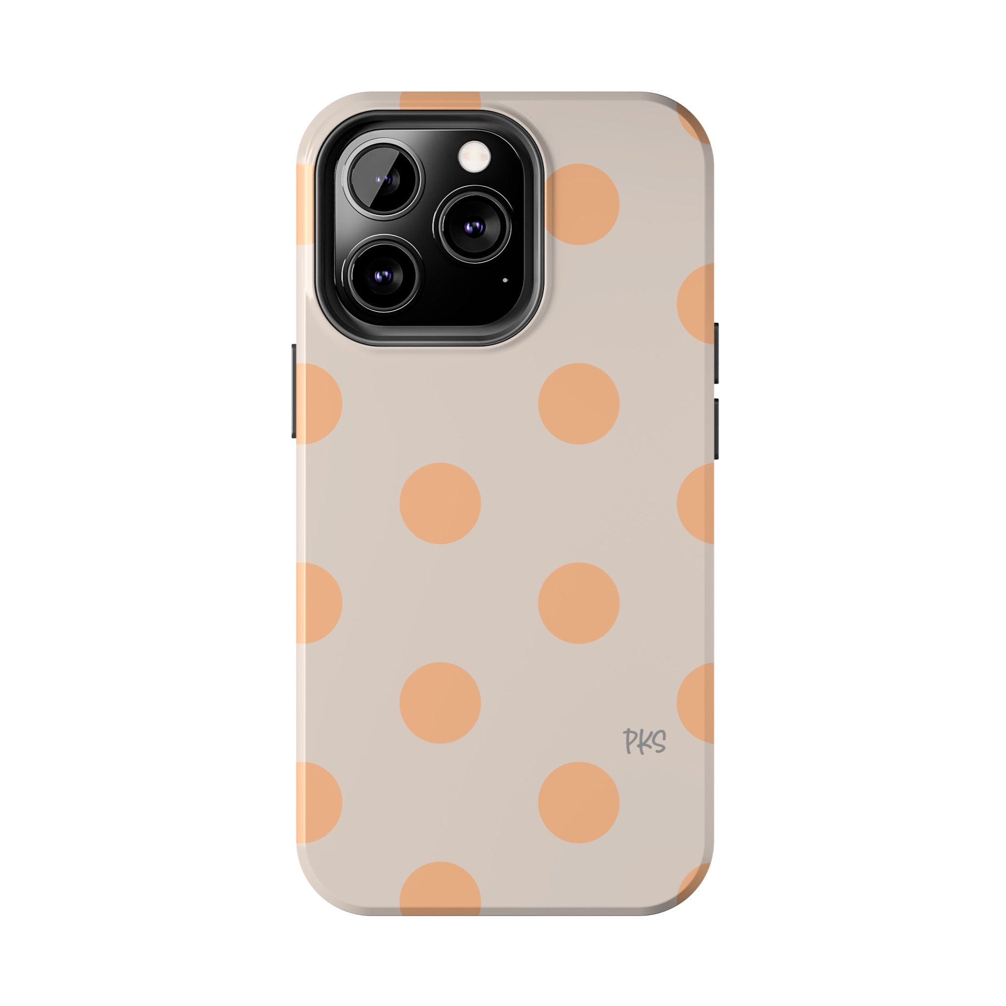 Peaches and Cream Polka Dot Celebration Tough Phone Cases