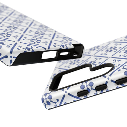 Mediterranean Blue Tile Tough Phone Case