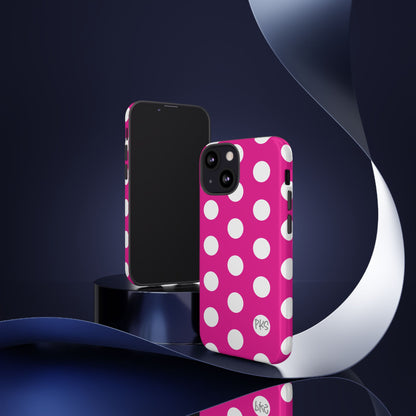 Pink Lemonade Dots – Cute Protective iPhone Cover