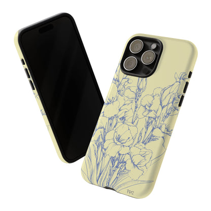 Garden in Blue Phone Case -  Tough Phone Case