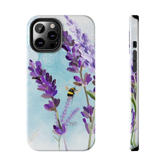 Lavender and the Bumble Bee Tough Phone Cases