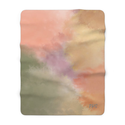 Autumn Canope Sherpa Fleece Blanket