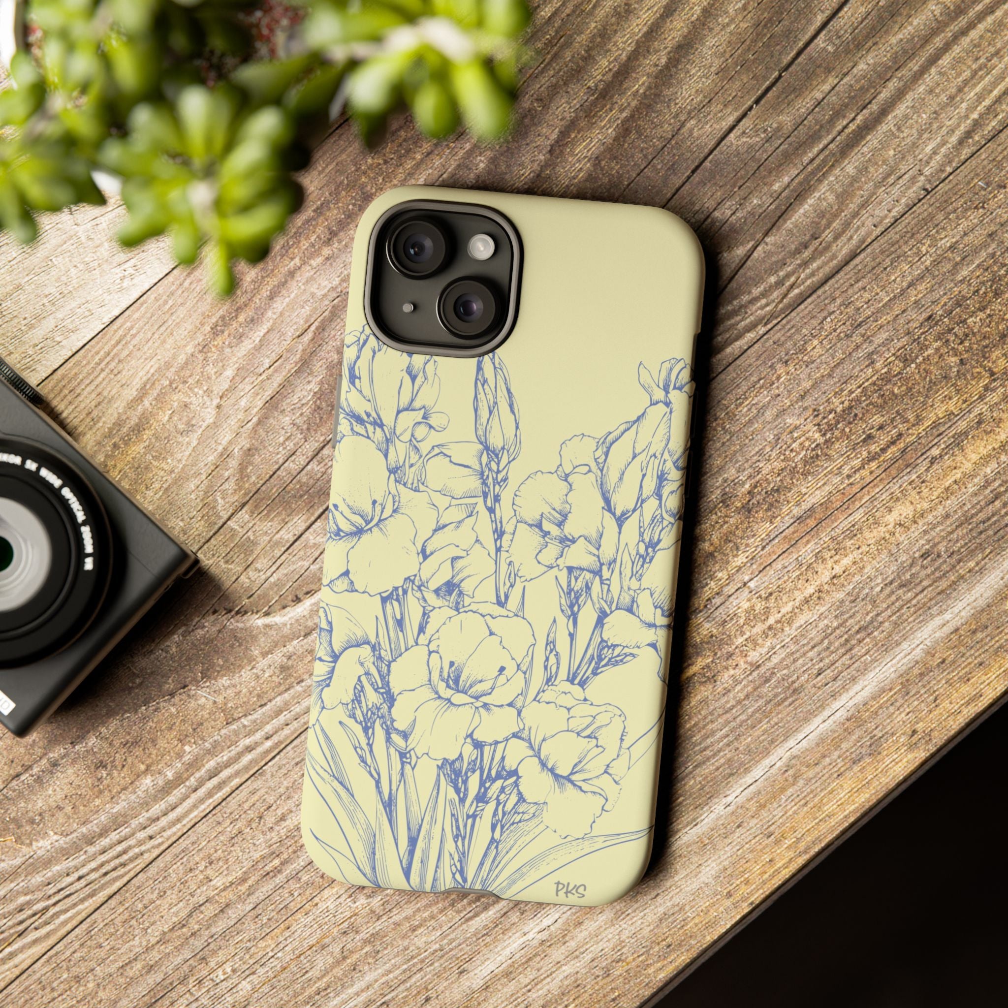 Garden in Blue Phone Case -  Tough Phone Case