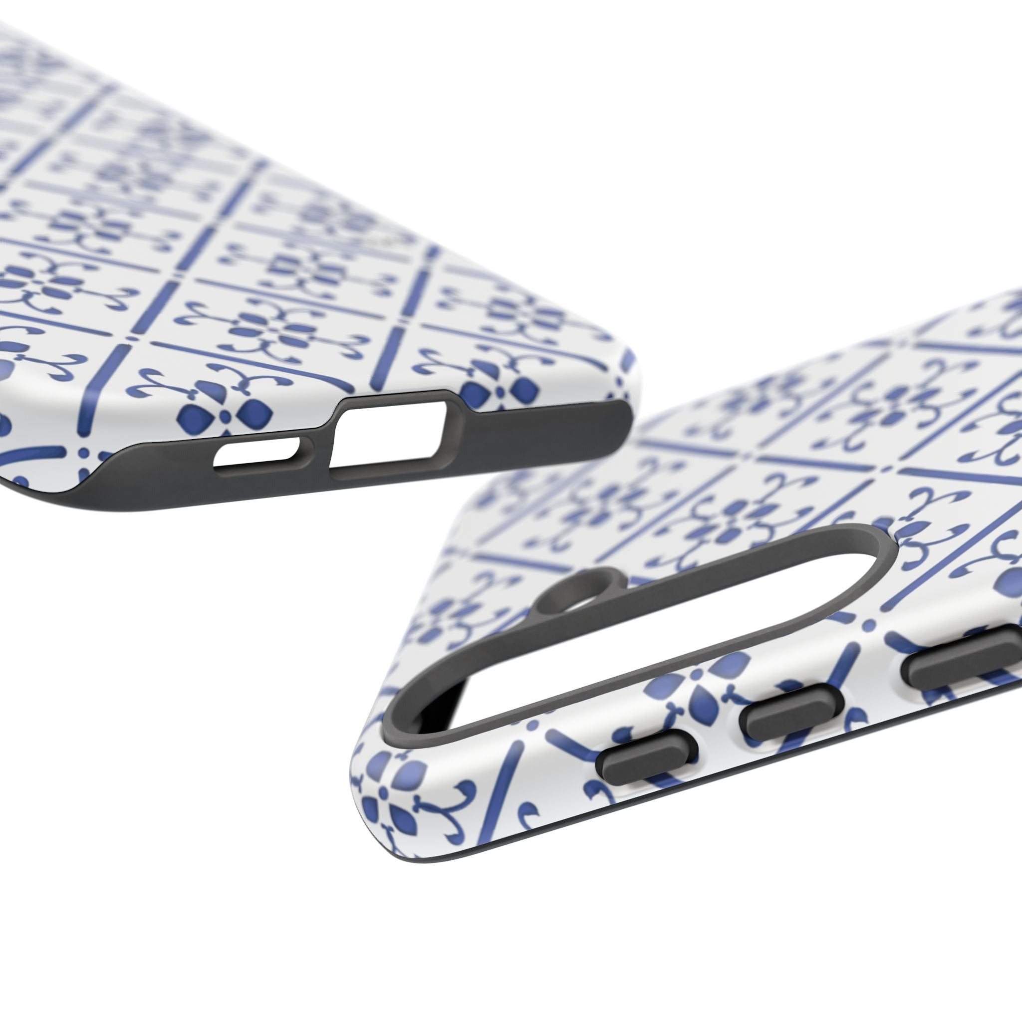 Mediterranean Blue Tile Tough Phone Case