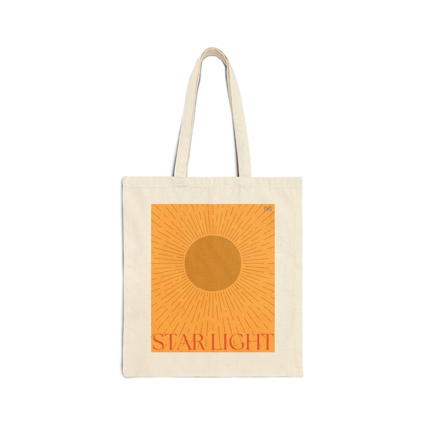 Star Light Cotton Canvas Tote Bag