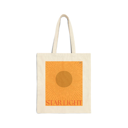 Star Light Cotton Canvas Tote Bag