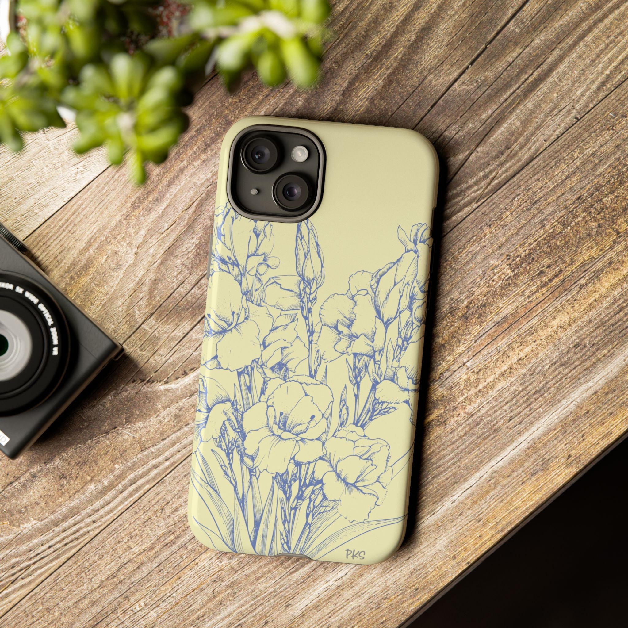 Garden in Blue Phone Case -  Tough Phone Case
