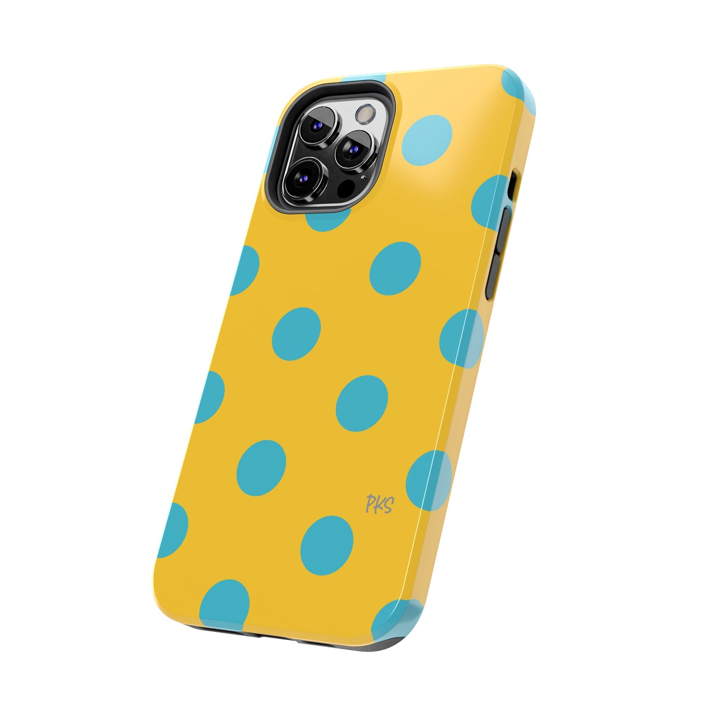 AquaLemon Polka Dot Celebration Tough Phone Case