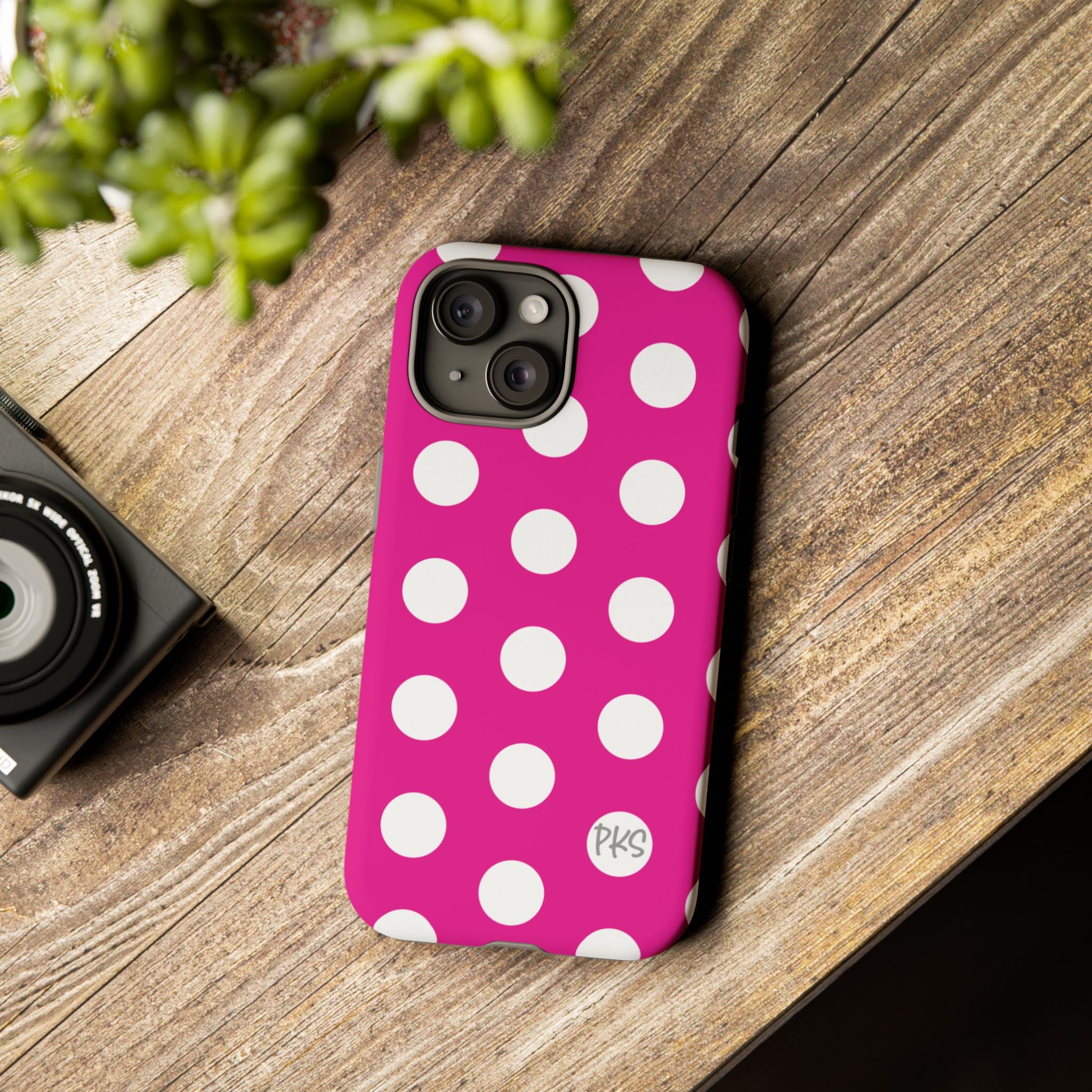 Pink Lemonade Dots – Cute Protective iPhone Cover