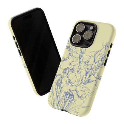 Garden in Blue Phone Case -  Tough Phone Case