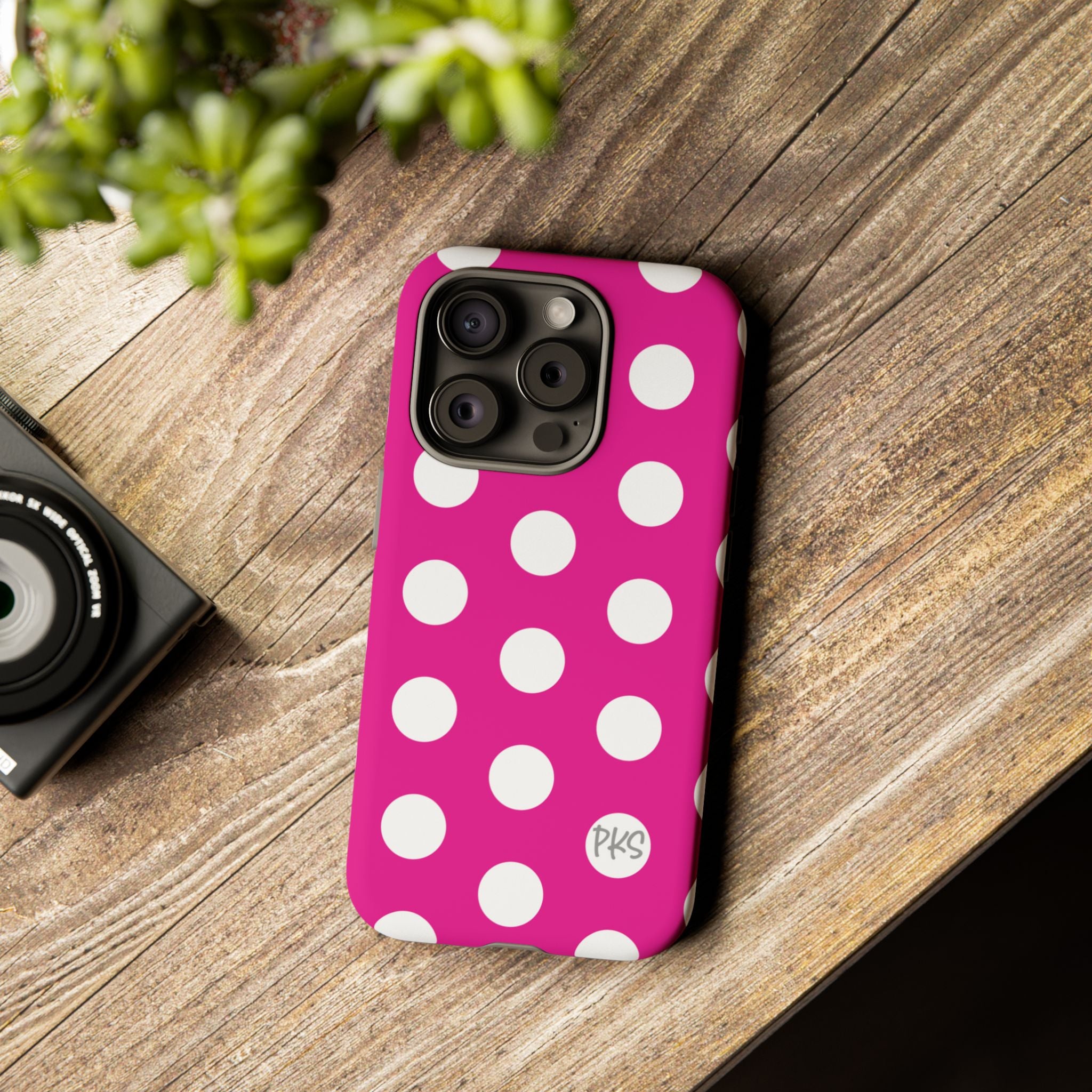 Pink Lemonade Dots – Cute Protective iPhone Cover