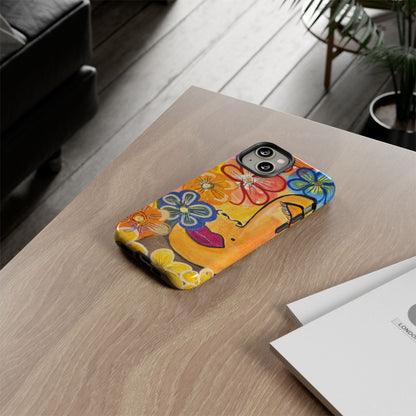La Tour Collections Presents Allegrah - A Colorful Floral Tough Phone Case - The ULTIMATE Protection for your Phone