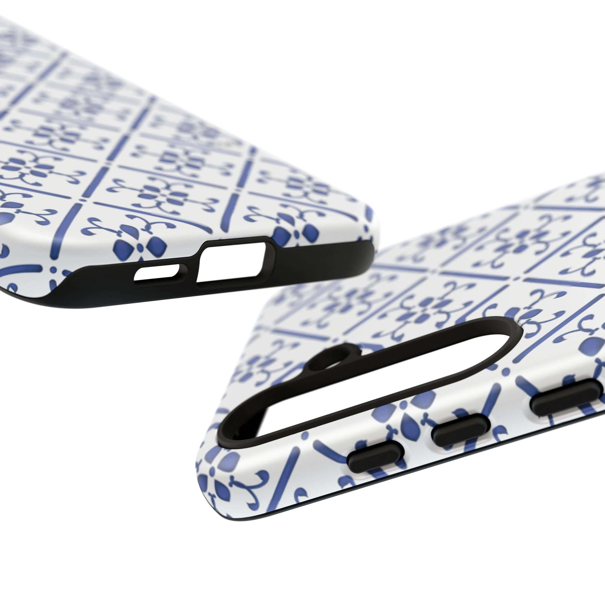 Mediterranean Blue Tile Tough Phone Case