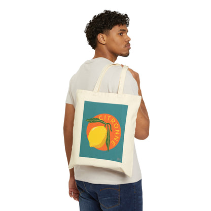 Citronné Cotton Canvas Tote Bag