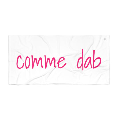 Comme DAB (As Usual) Beach Towel