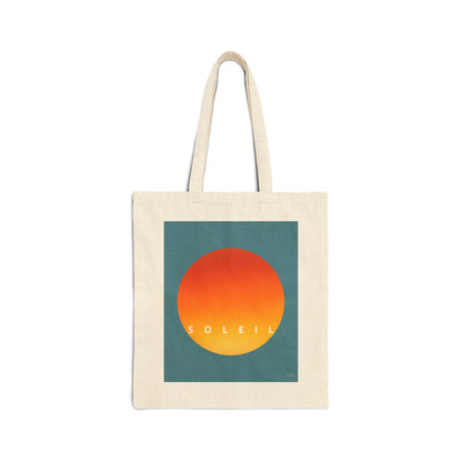 Soleil Cotton Canvas Tote Bag