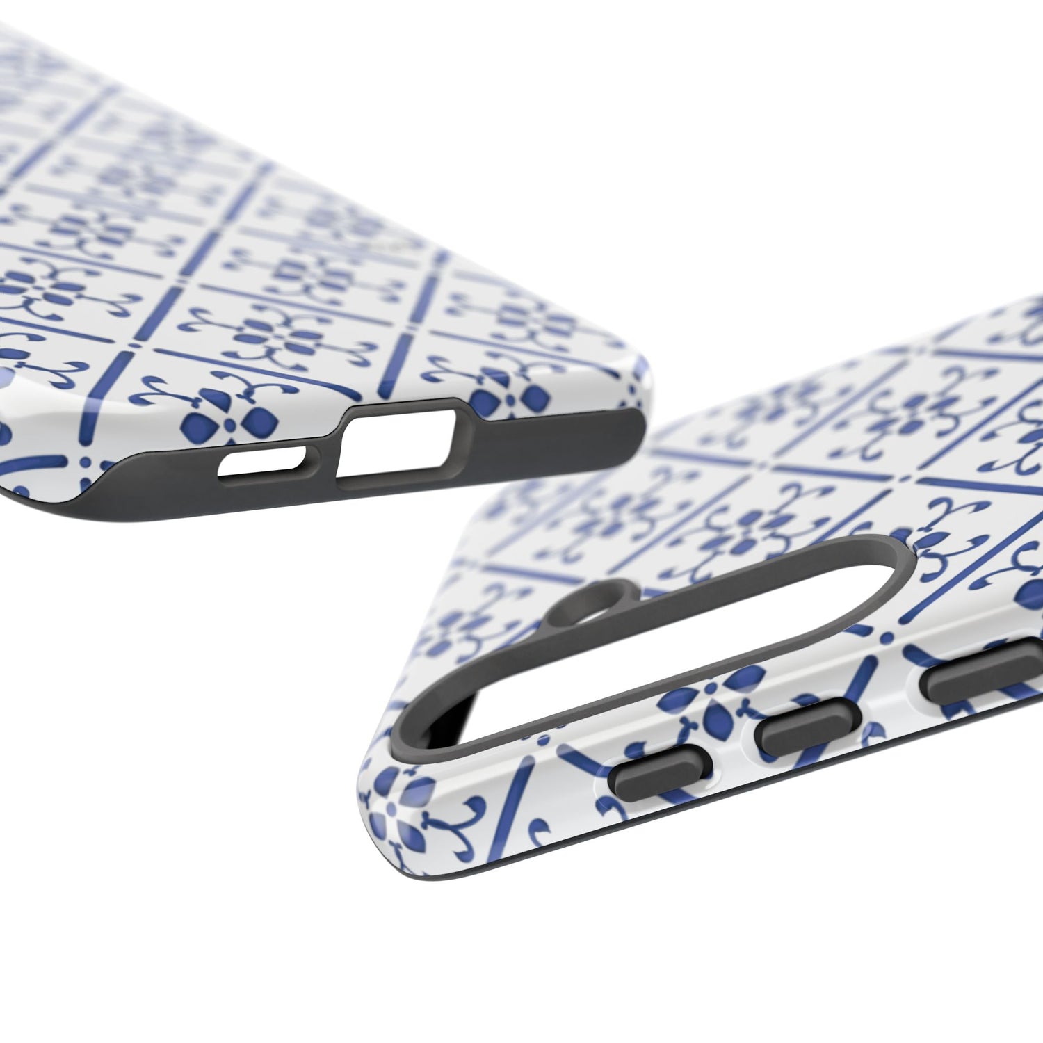 Mediterranean Blue Tile Tough Phone Case
