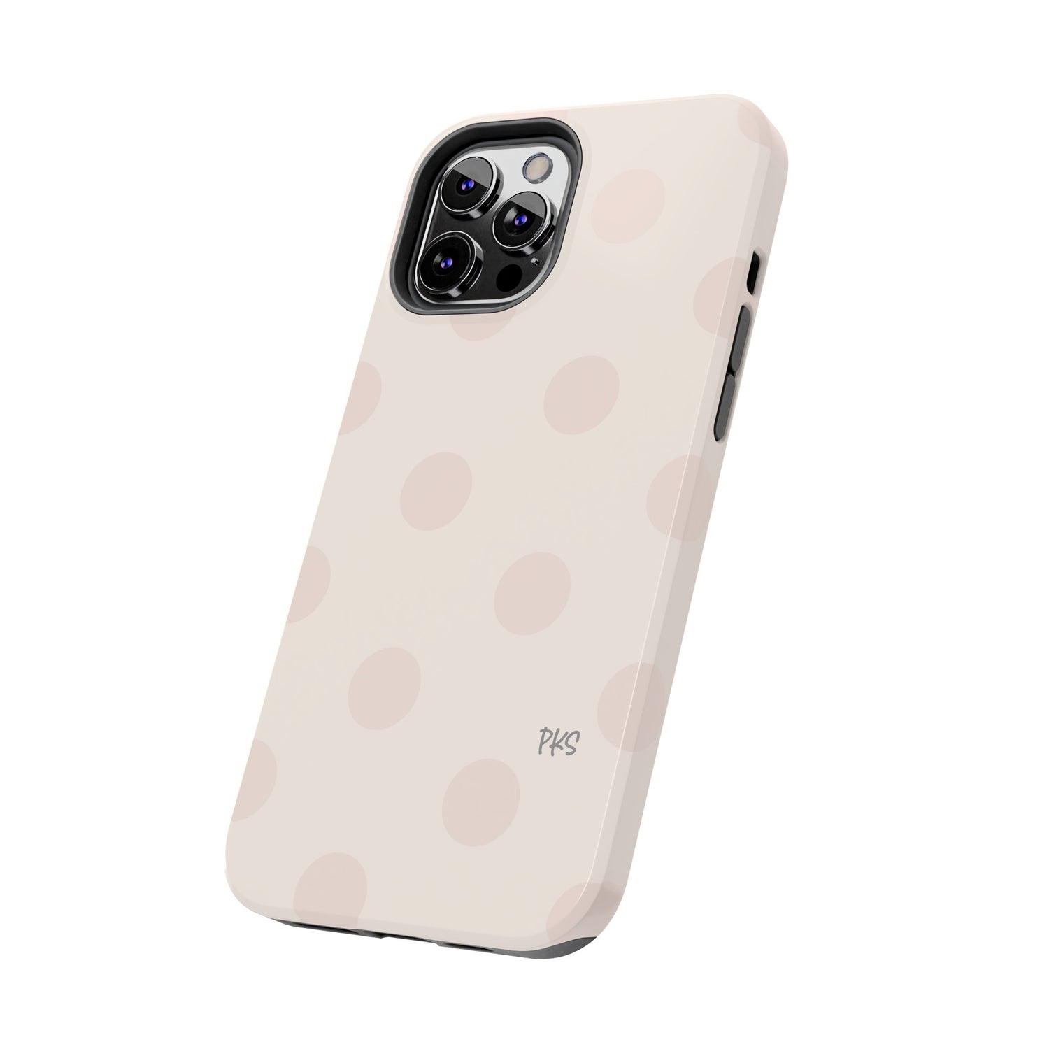 Blushing Polka Dot Celebration Tough Phone Case