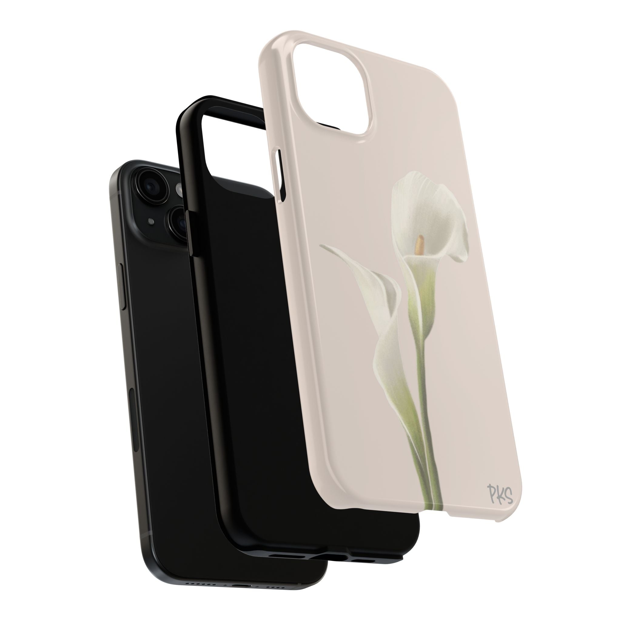 Fleur de Jacqueline - Elegant Floral Protective Phone Cover