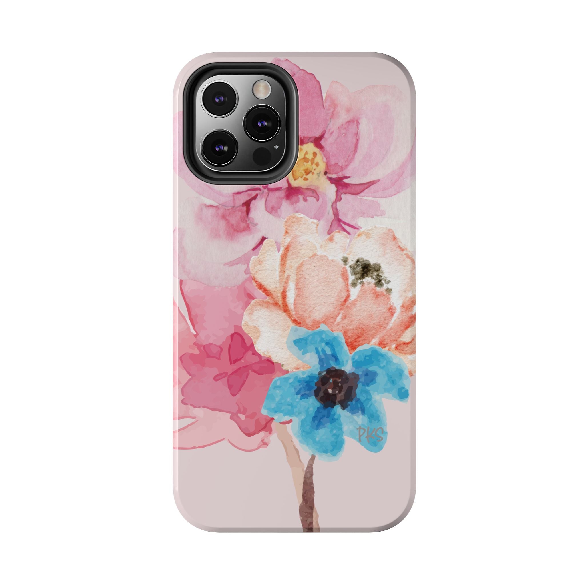 Peonies in Rose Tough Phone Cases