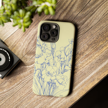Garden in Blue Phone Case -  Tough Phone Case