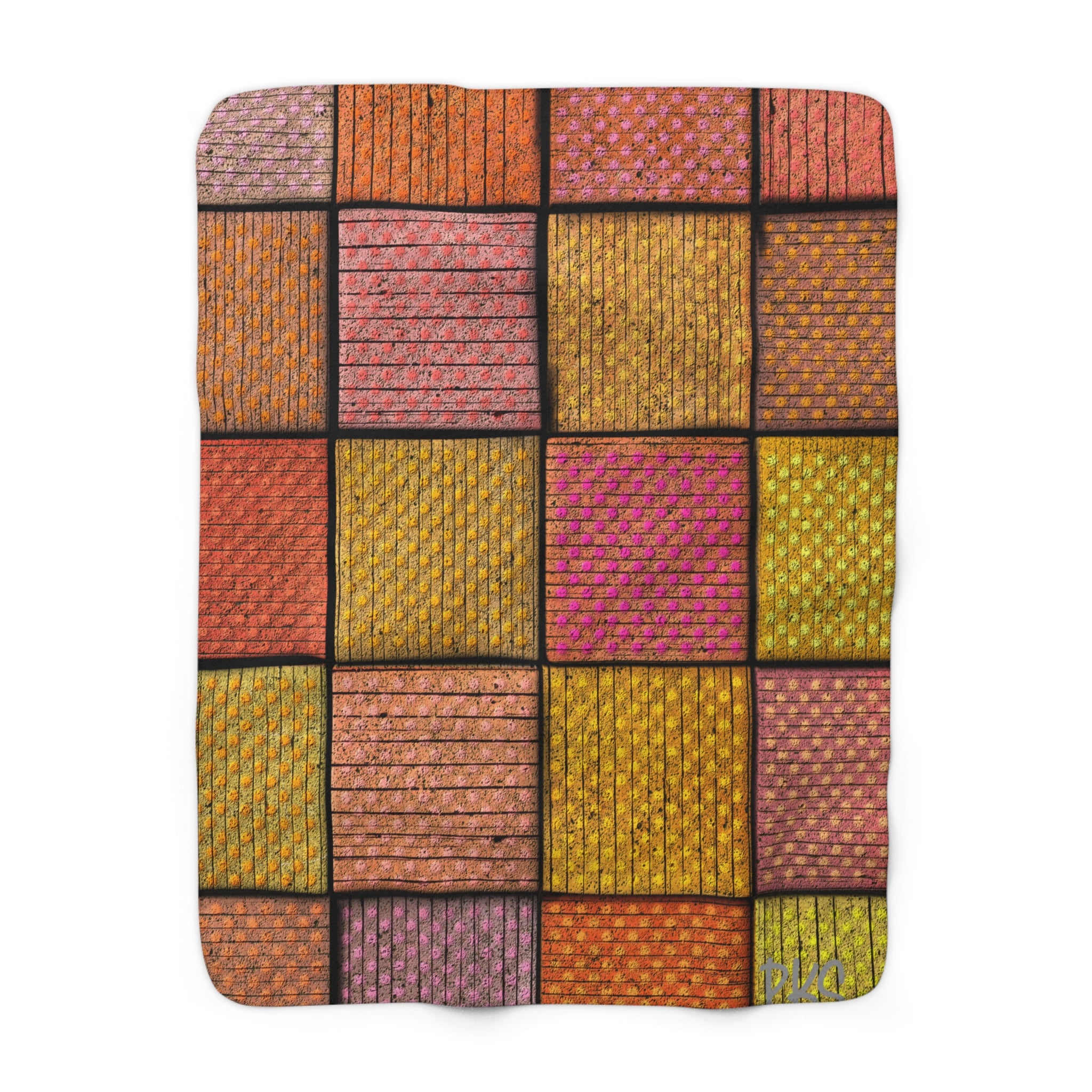 Autumn Hugs Sherpa Fleece Blanket