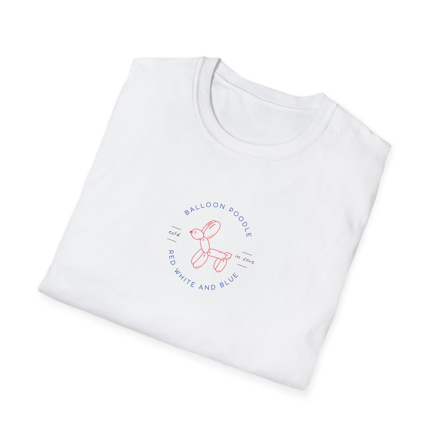 Balloon Poodle Softstyle T-Shirt