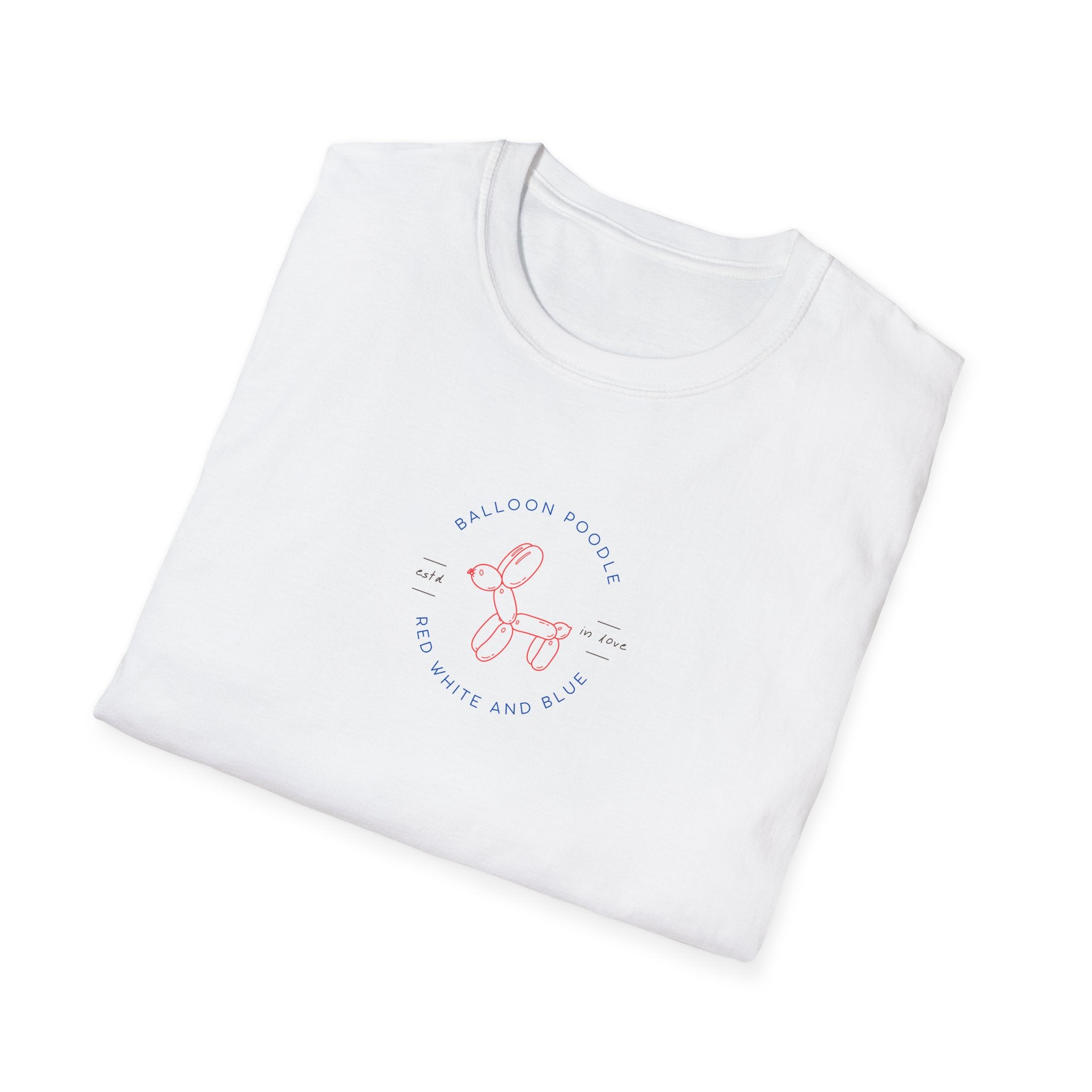 Balloon Poodle Softstyle T-Shirt