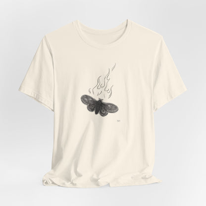 Vintage Style Butterfly to a Flame Tee
