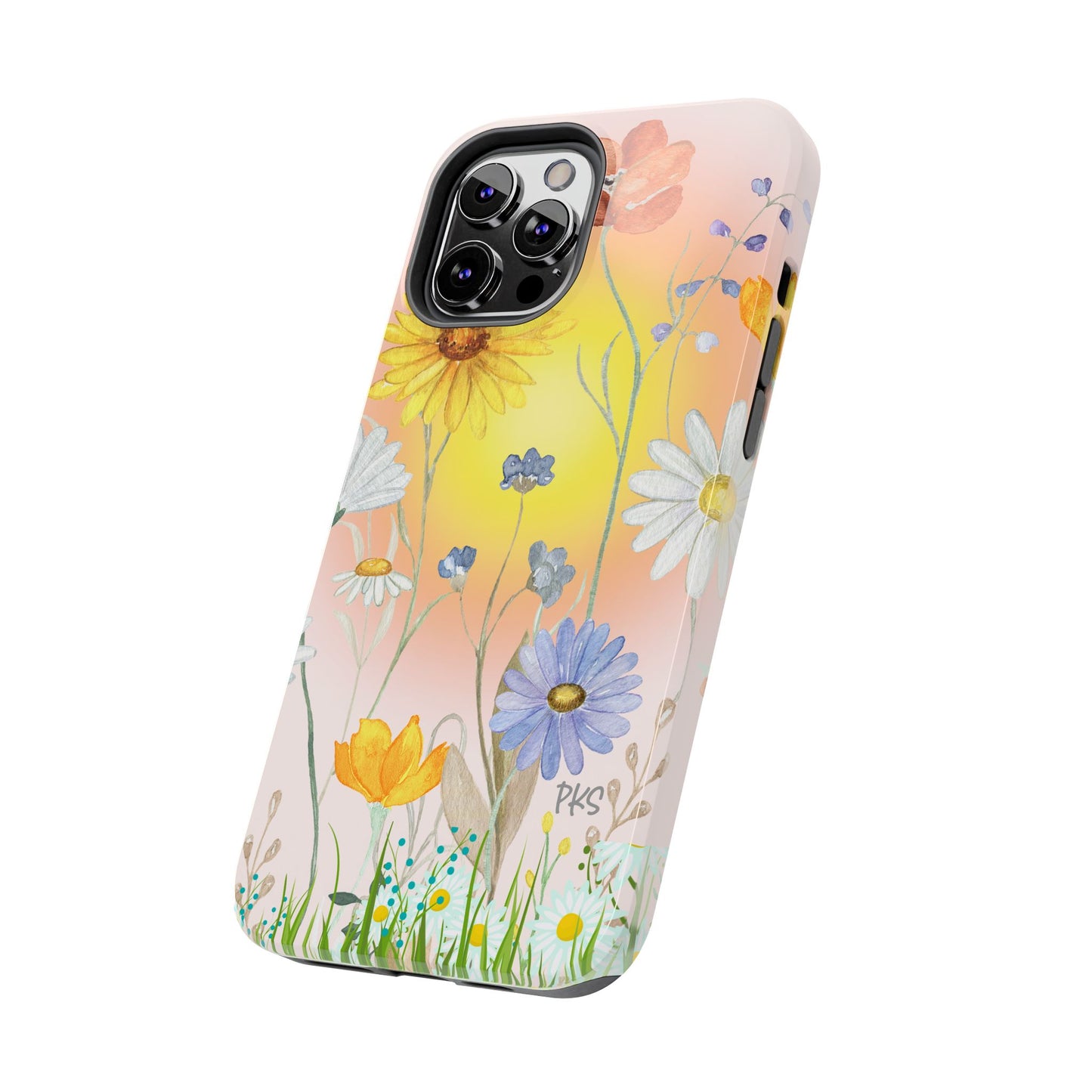 Wild Flowers Dancing Tough Phone Cases