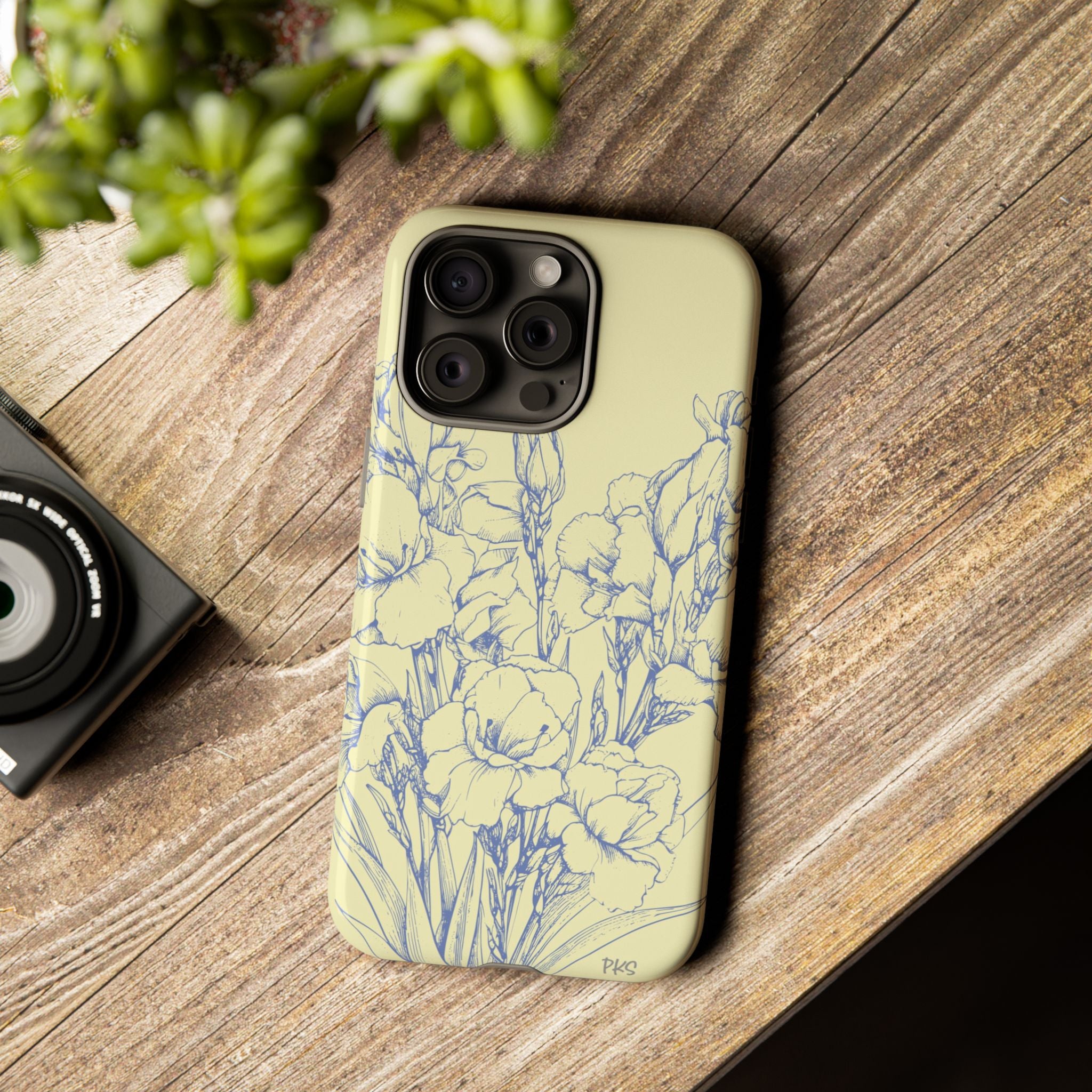 Garden in Blue Phone Case -  Tough Phone Case