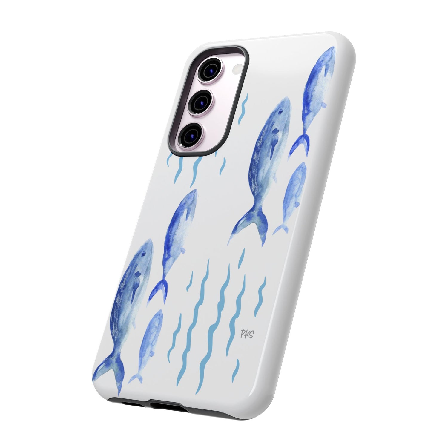 Watercolor Fish Phone Case full of Ocean Vibes Tough Phone Case