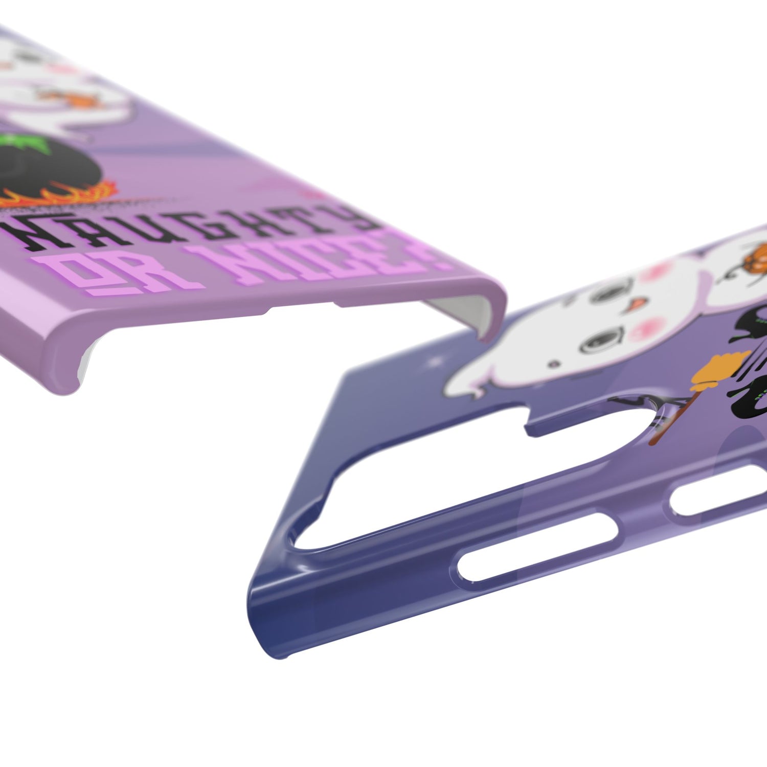Naught Or Nice Ghost Life Slim Case