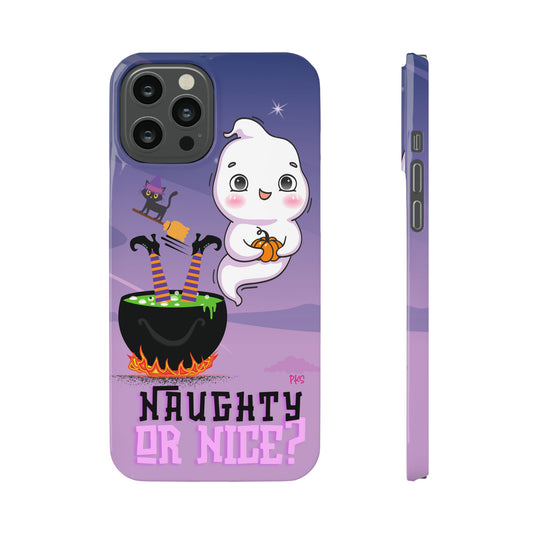 Naught Or Nice Ghost Life Slim Case