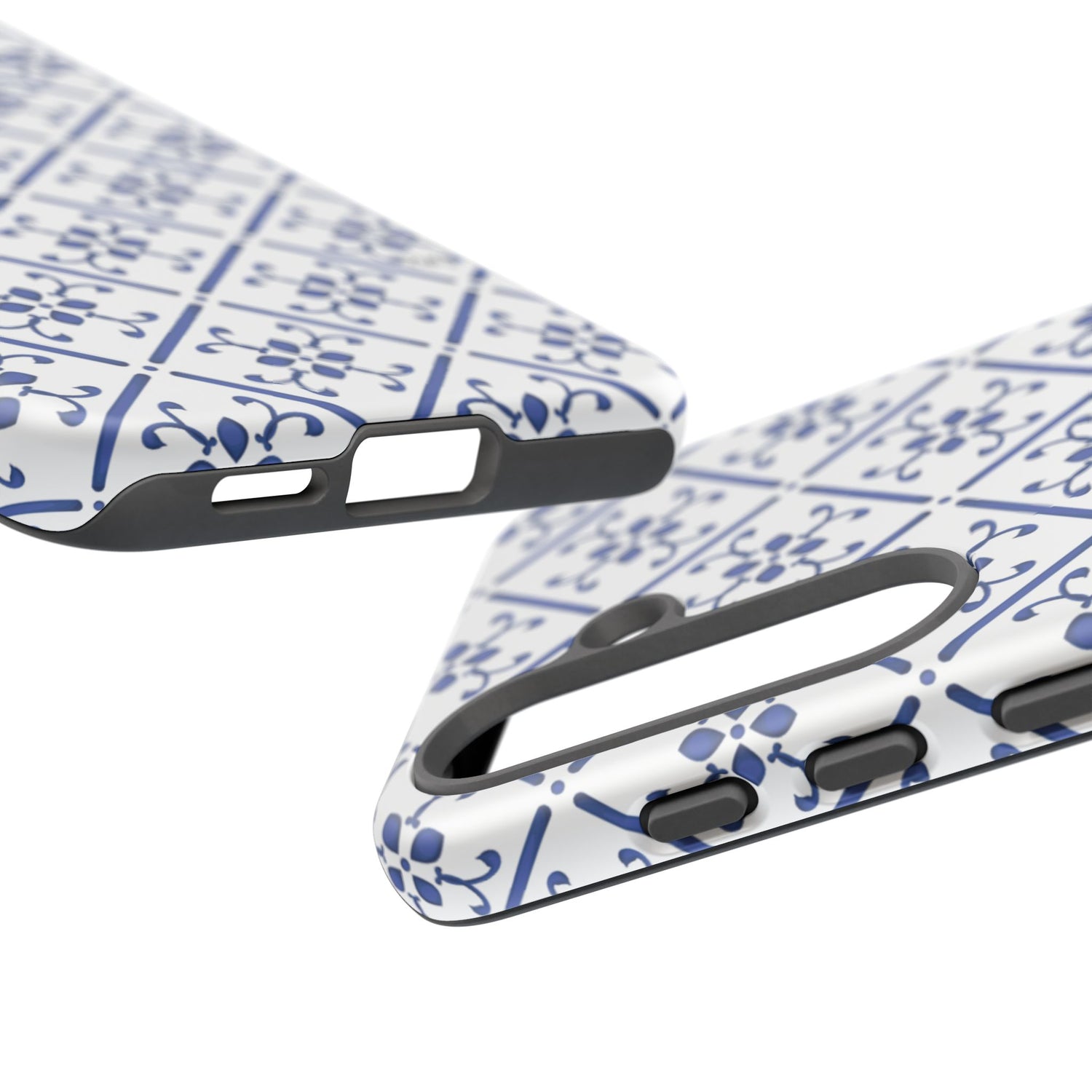 Mediterranean Blue Tile Tough Phone Case